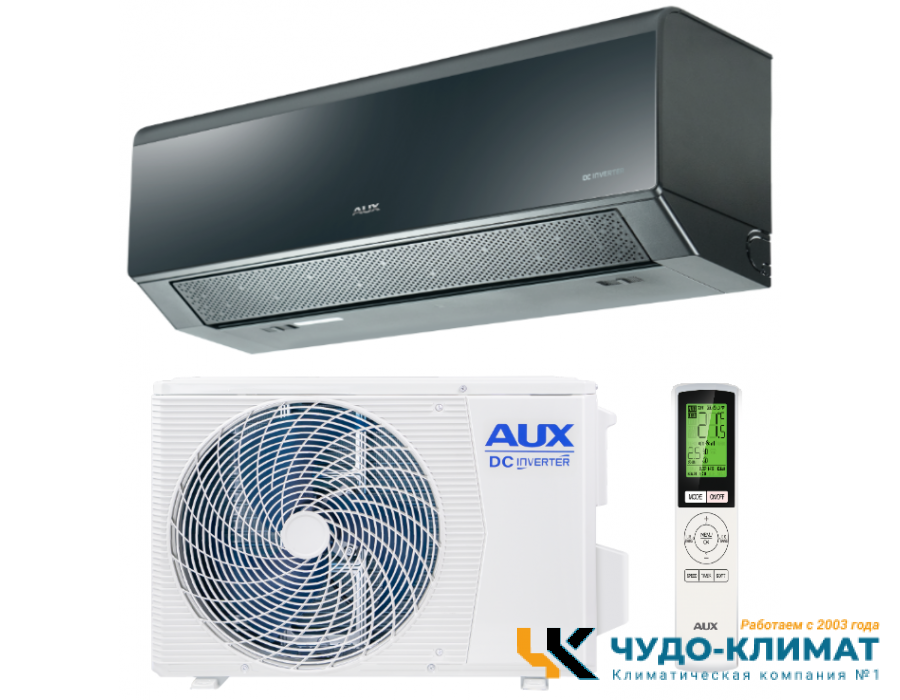 Кондиционер AUX Black Art Progressive ASW-H12A4/CС-R2DI /AS-H12A4/CС-R2DI