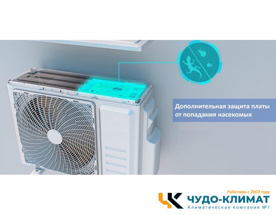 Внешний блок мульти сплит-системы на 2 комнаты Ballu Free Match ERP Long Pipe B2OI-FM/out-14HN8/LP_EU