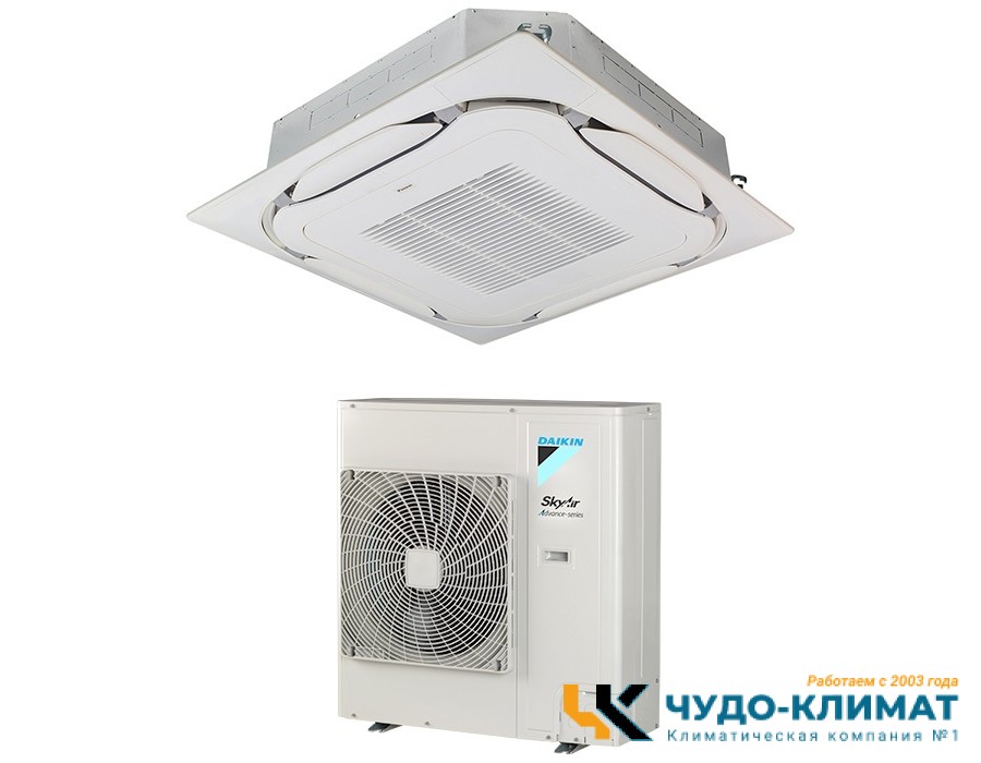 Кассетный кондиционер Daikin FCAG100B/RZASG100MY1/-40