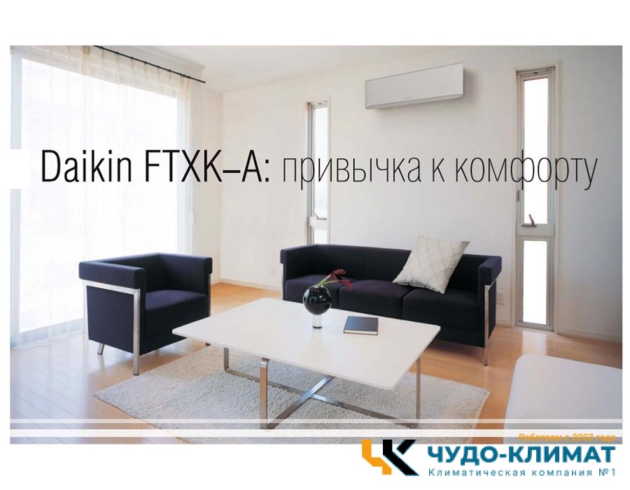 Кондиционер Daikin Miyora FTXK50AW/RXK50A