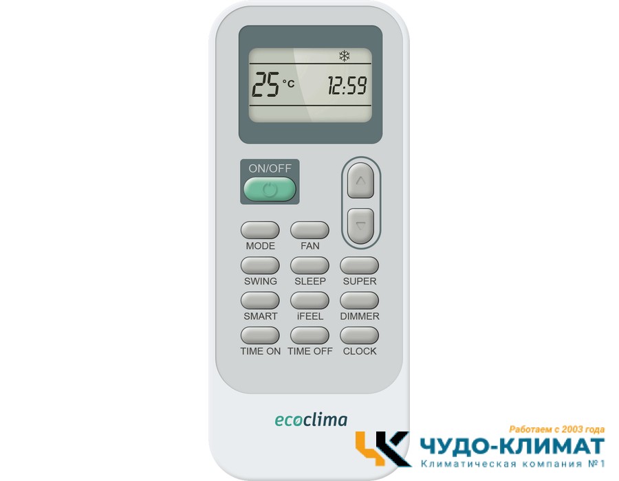 Кондиционер Ecoclima Prestige Line ECW-HE24/BB-4R2 / EC-HE24/B-4R2