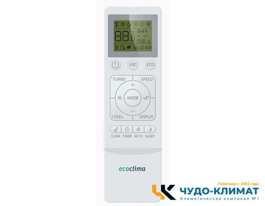 Внешний блок мульти сплит-системы на 3 комнаты Ecoclima Multi line R32 Free Match  СM3-H22/4DR2