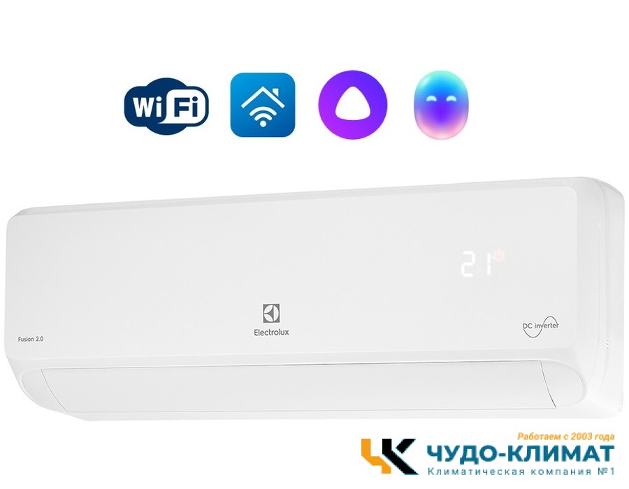 Кондиционер Electrolux Fusion 2.0 Super EACS/I-24HF2/N8_24Y