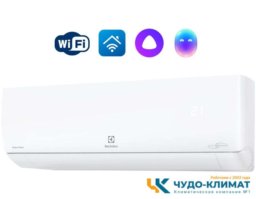 Кондиционер Electrolux Fusion Wave Super EACS/I-24HFW/N8