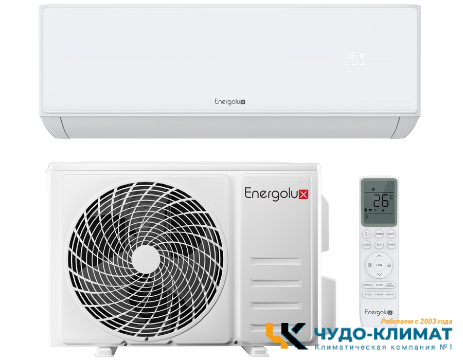 Кондиционер Energolux Murren white SAS24MR2-A/SAU24MR2-A