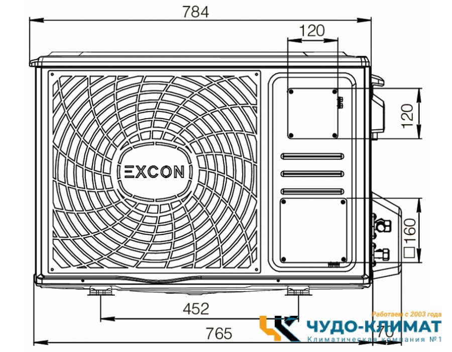Настенный кондиционер Excon CR-01-0511