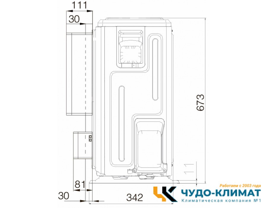 Настенный кондиционер Excon CR-01-0711