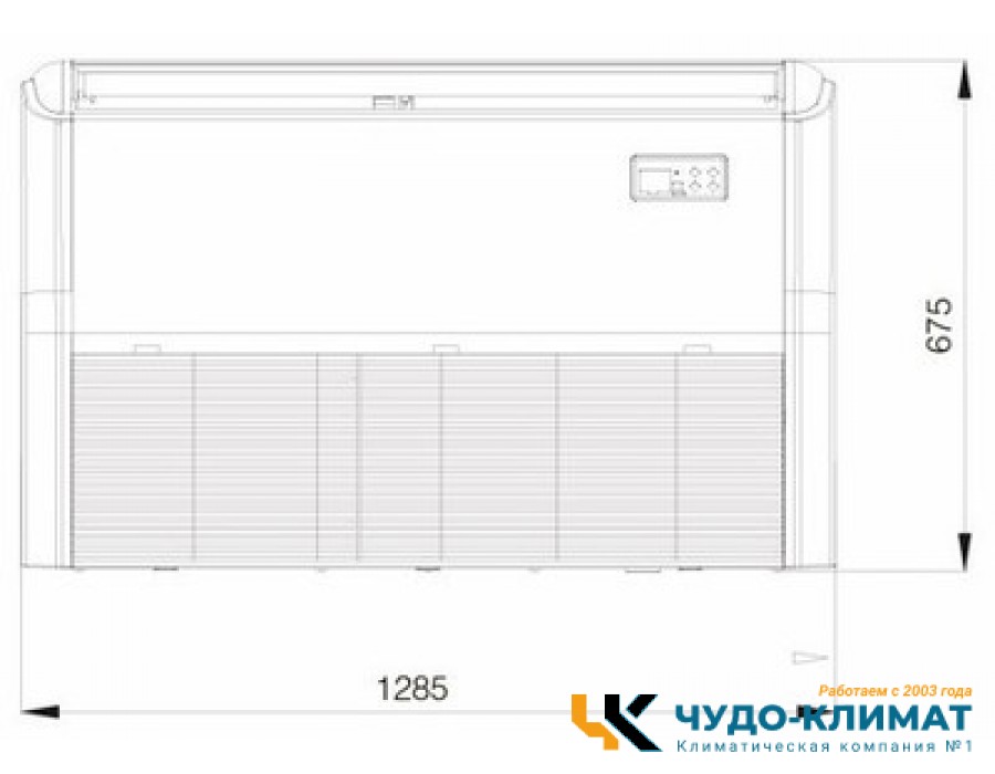 Напольно-потолочный кондиционер Excon CR-01-1022