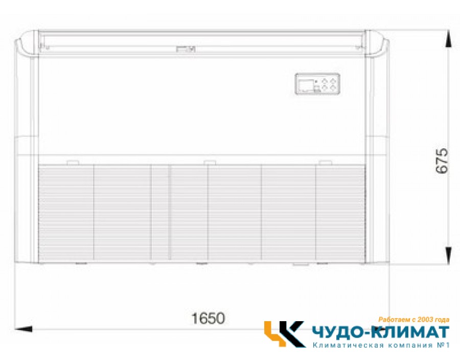 Напольно-потолочный кондиционер Excon CR-01-1622