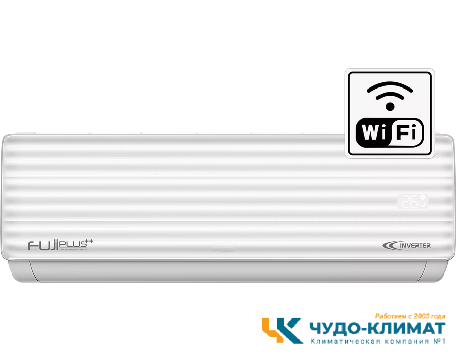 Кондиционер Fujiplus Akira FP-12 TI/TD Wi-fi