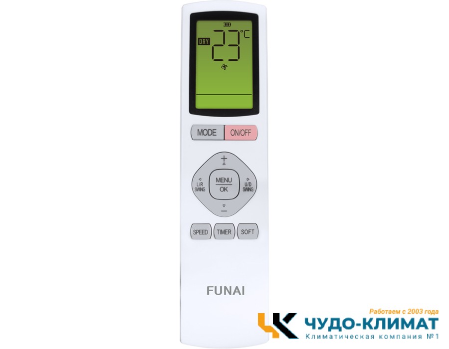 Настенный внутренний блок мульти-сплит системы Funai Kagami shiro RAM-I-KMS30HP.W01/S