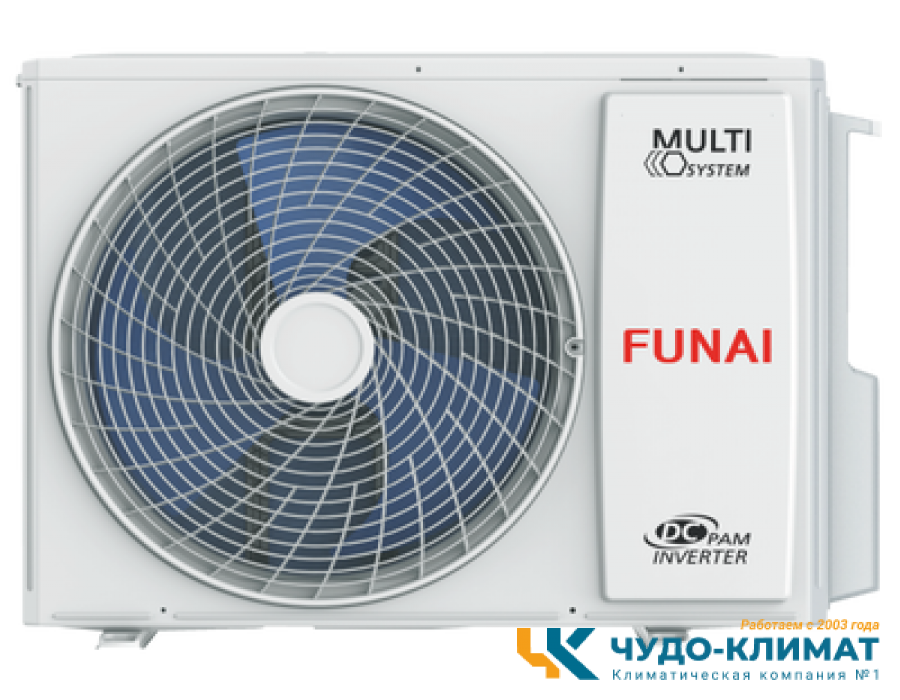 Внешний блок мульти сплит-системы на 2 комнаты Funai Origami Kodo Free match RAM-I-2OK40HP.01/U