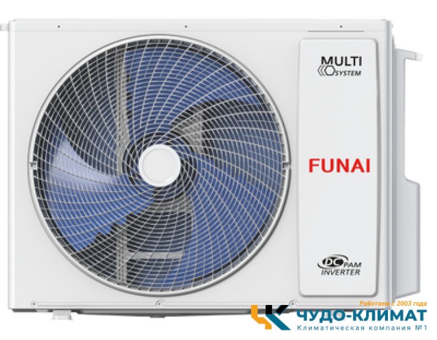 Внешний блок мульти сплит-системы на 3 комнаты Funai Origami Kodo Free match  RAM-I-3OK60HP.01/U
