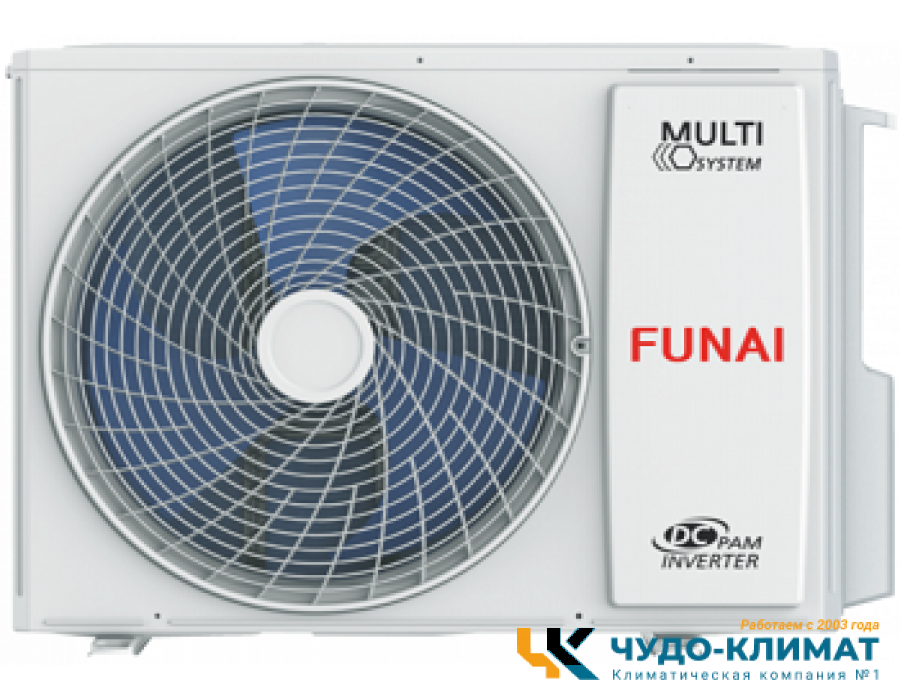 Внешний блок мульти сплит-системы на 3 комнаты Funai Origami Kodo Free match  RAM-I-3OK60HP.01/U