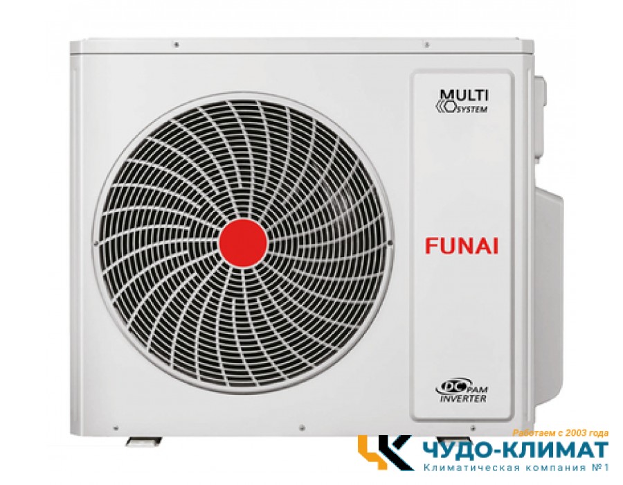 Внешний блок мульти сплит-системы на 4 комнаты Funai Kirigami Free match  RAM-I-4KG80HP.01/U