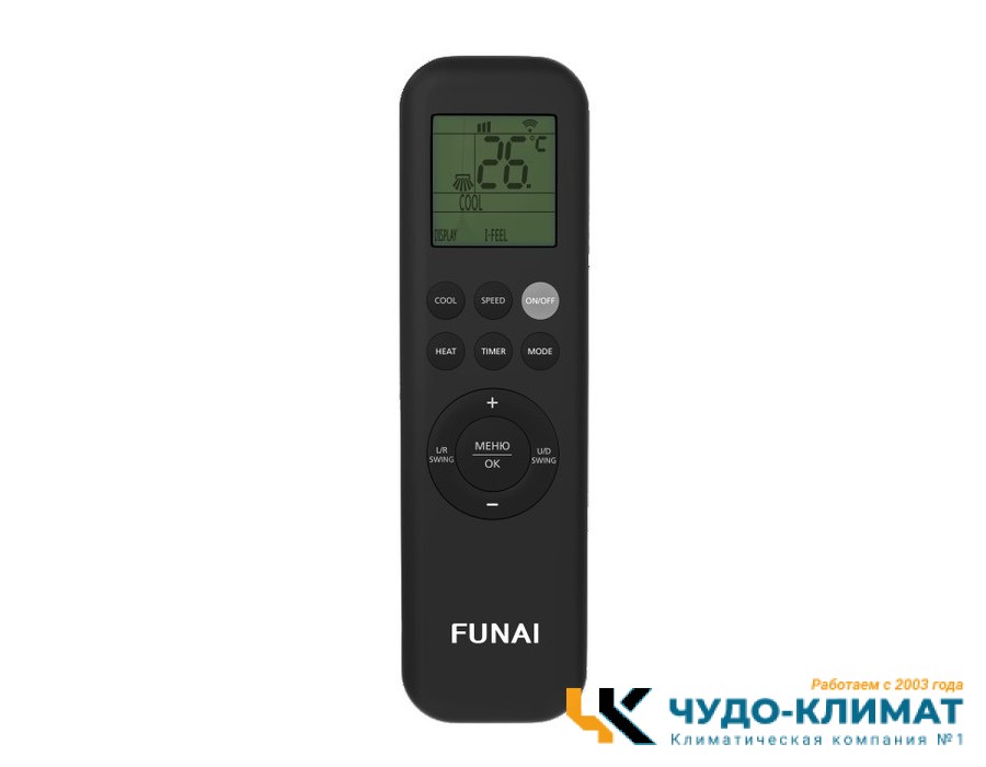 Настенный внутренний блок мульти сплит-системы Funai Shogun RAM-I-SG30HP.W01