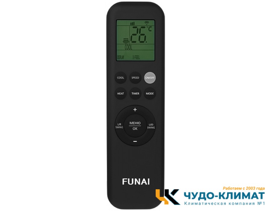 Настенный внутренний блок мульти сплит-системы Funai Shogun RAM-I-SG35HP.W02/S