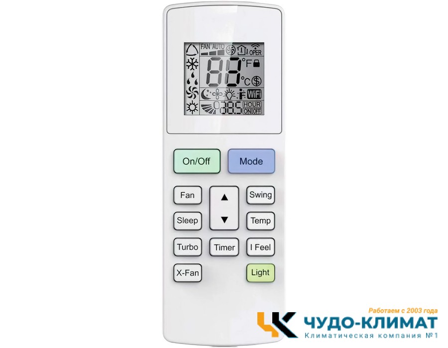 Настенный внутренний блок мульти сплит-системы General Climate FREE MULTI 2 GC-ME12HR32 (WiFi)