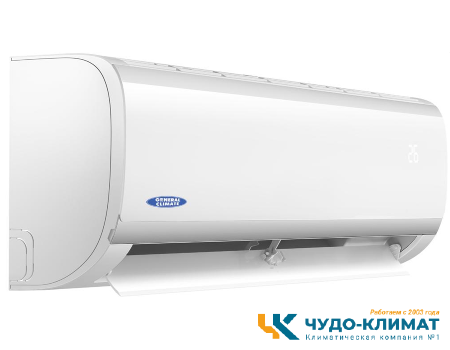 Настенный внутренний блок мульти сплит-системы General Climate Pulsar GC-MER09HRN1 (WiFi)