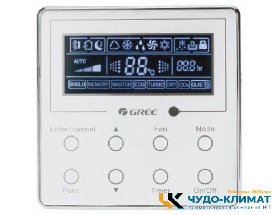 Кассетный внутренний блок мульти сплит-системы Gree Free Match IV GKH(24)BC-K3DNA4A/I