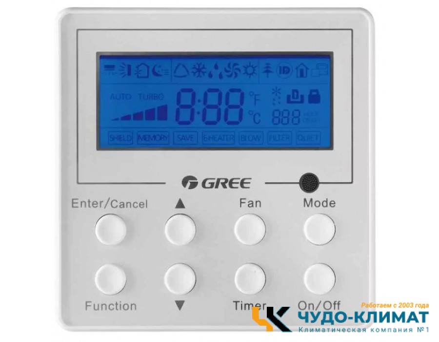 Кассетный кондиционер Gree GUD100T1/B-S