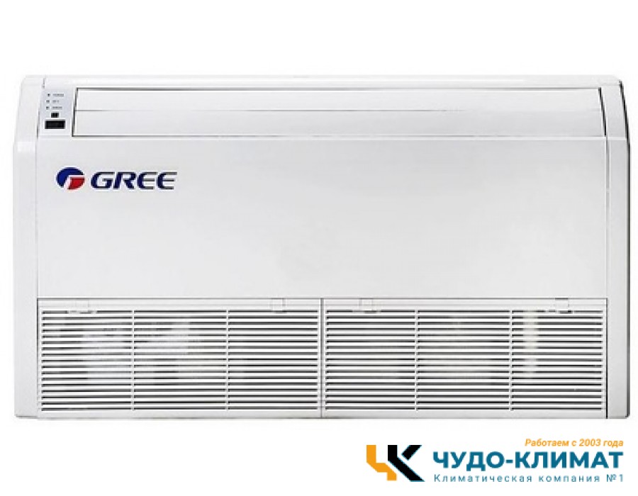 Напольно-потолочный кондиционер Gree GUD140ZD/A-S/GUD140W/A-X