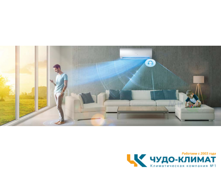 Мульти сплит-система на 2 комнаты Haier LEADER Super Match 2U50S2SM1FA-3/AS09TS6HRA-M*2шт