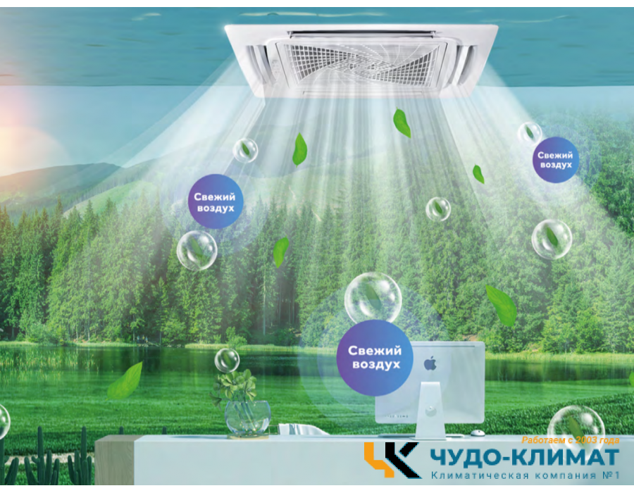 Кассетный кондиционер Haier AB35S2SC1FA/1U35S2SM4FA