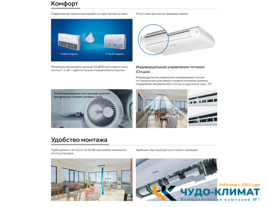 Напольно-потолочный кондиционер Haier AC35S2SG1FA/1U35S2SM4FA