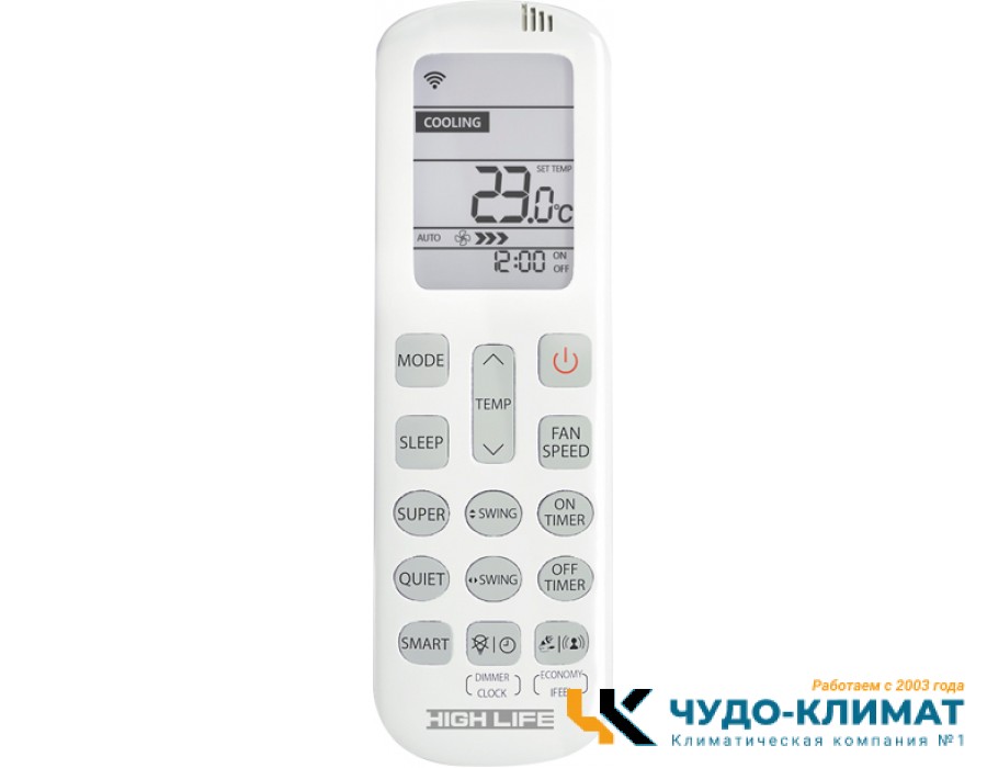 Кондиционер High Life Priority class 2.0 ACHL-07PC-I-CHDV03S