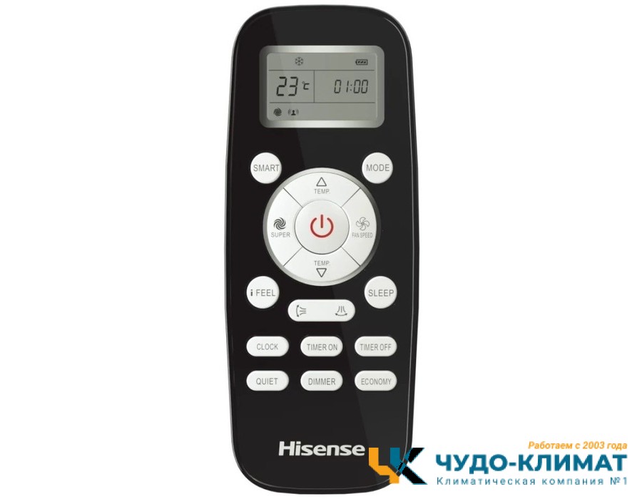 Кондиционер Hisense Black Crystal Super AS-13UW4RVETG01(B) WI-FI