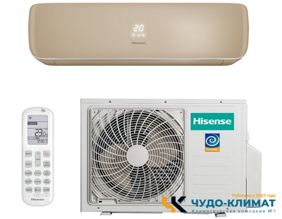 Кондиционер Hisense Champagne Crystal Super AS-13UW4RVETG01(C) WI-FI