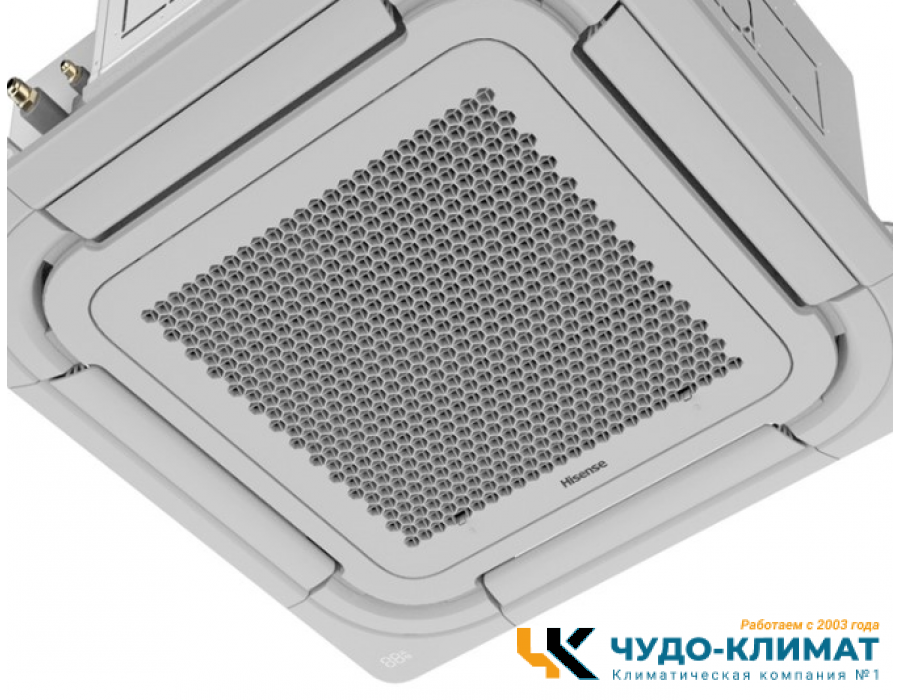 Кассетный внутренний блок мульти-сплит системы Hisense Free Match ACT-12UR4RCC8/PE-QEA/LD Wi-Fi