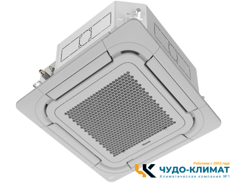 Кассетный внутренний блок мульти-сплит системы Hisense Free Match ACT-12UR4RCC8/PE-QEA/LD Wi-Fi