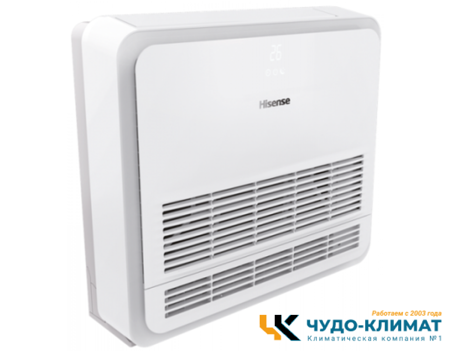 Напольно-потолочный кондиционер Hisense Heavy EU AKT-09UR4RK8/AUW-09U4RS8 Wi-Fi