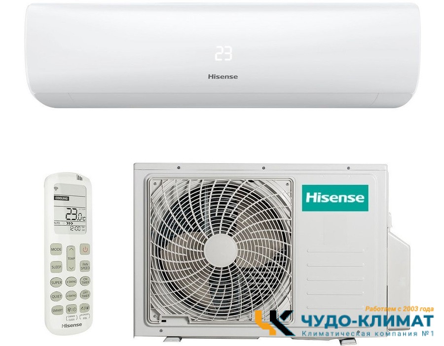 Кондиционер Hisense Zoom AS-07UW4RYRKB00 WI-FI