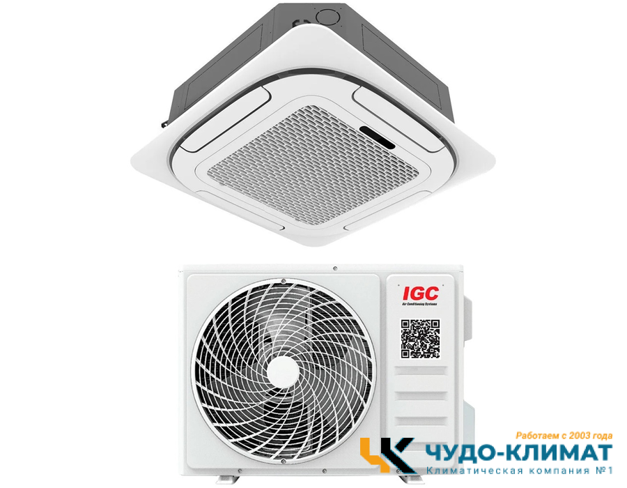 Кассетный кондиционер IGC ICT-24H/U