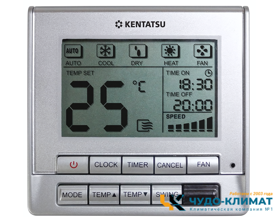 Кассетный кондиционер Kentatsu KSVQ140HFAN3/KSUT140HFAN3