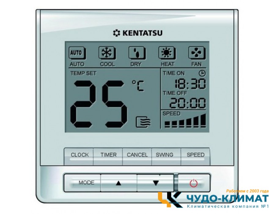 Кассетный кондиционер Kentatsu KSVR70HFAN1/KSUT70HFAN1