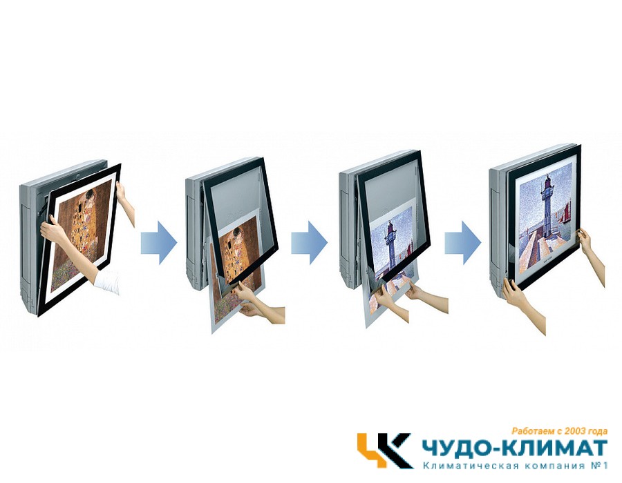 Настенный внутренний блок мульти сплит-системы Lg Artcool Gallery MA12R.NF1
