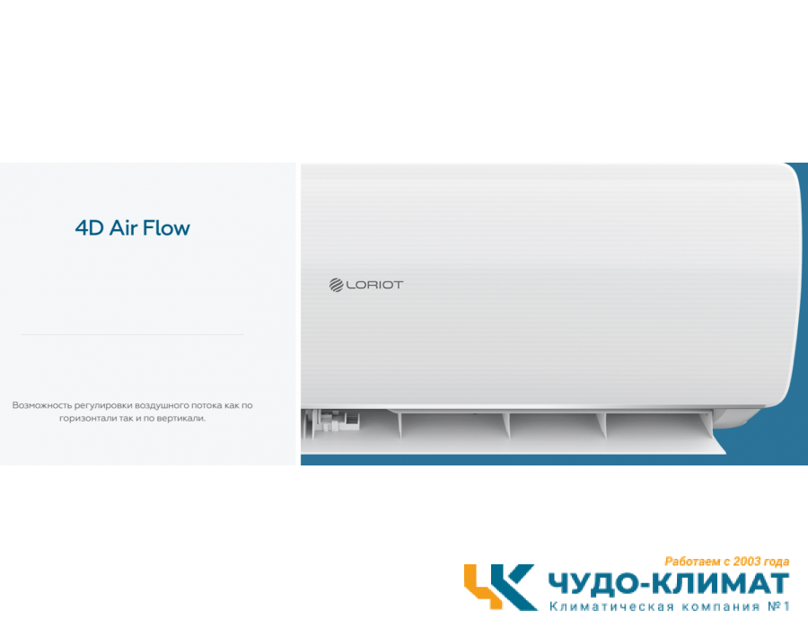 Кондиционер Loriot Diamond White LAC-07MD