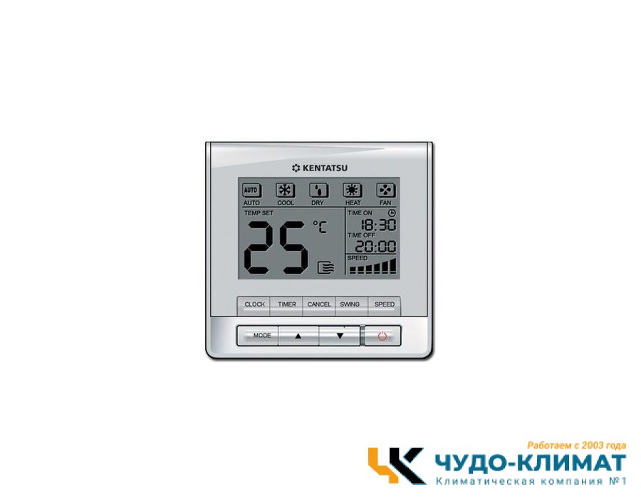 Кассетный кондиционер Kentatsu KSVQ176HFAN3/KSUT176HFAN3/-40