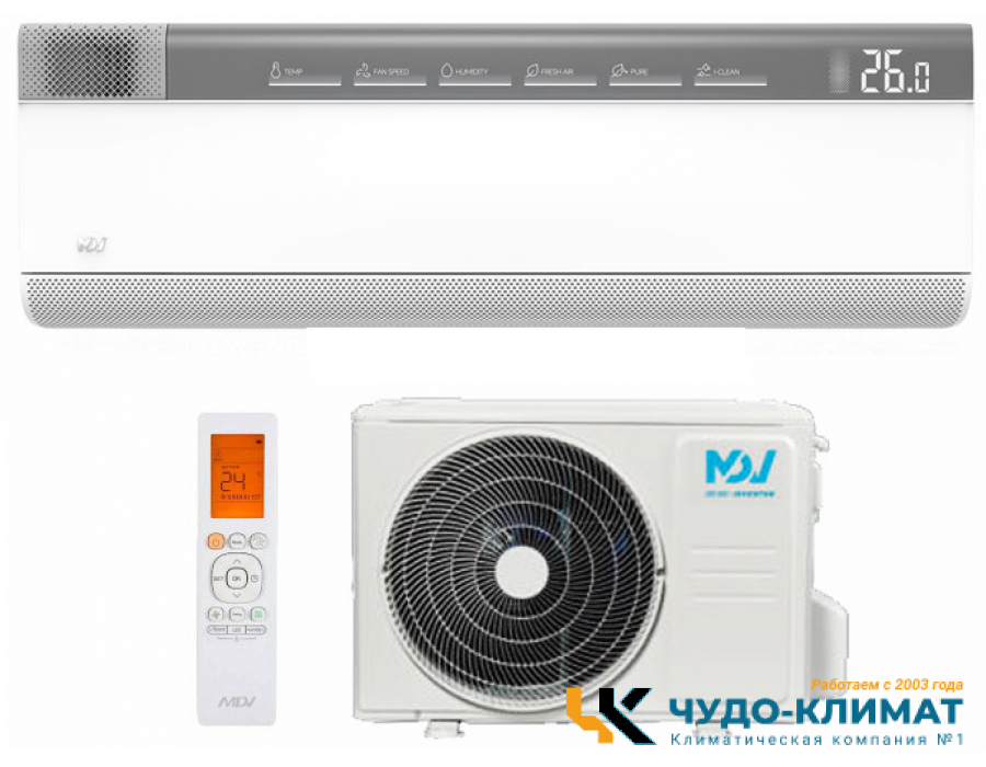 Кондиционер Mdv Nova MDSAH-09HRFN8/MDOAH-09HFN8