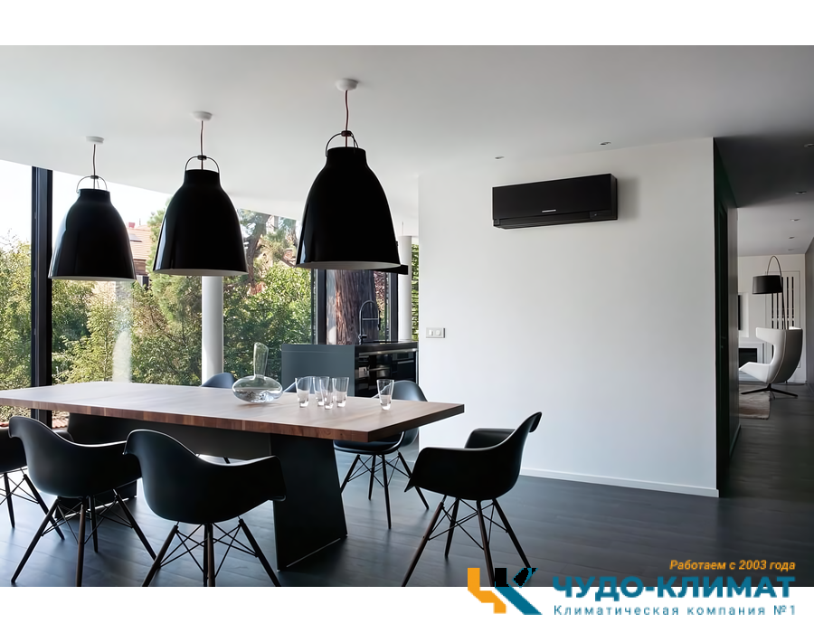 Настенный внутренний блок мульти сплит-системы Mitsubishi Electric Premium Design MSZ-EF25VGKB