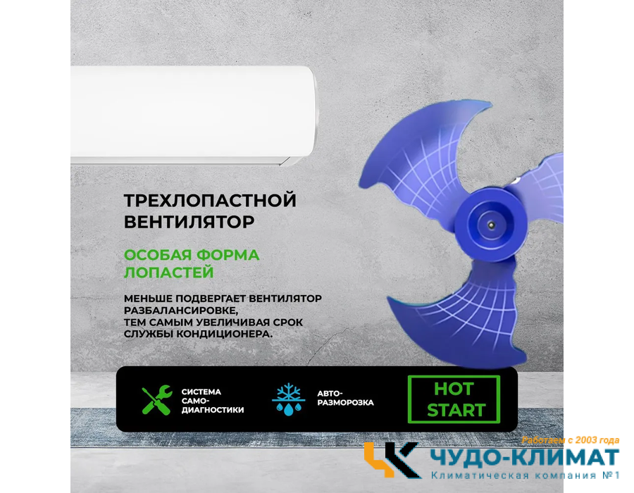 Кондиционер Newtek NT-65CHNDC12