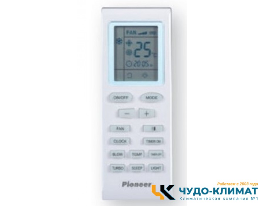 Кассетный кондиционер Pioneer KFC36GV/KON36GV/TC04V