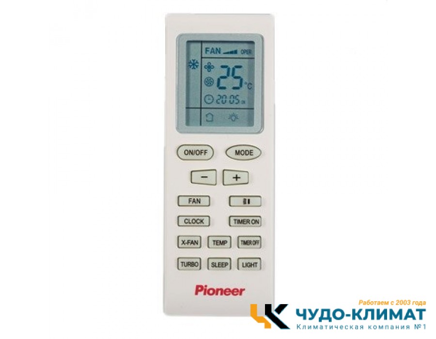 Кассетный кондиционер Pioneer KFC60GV/KON60GV/TC04V