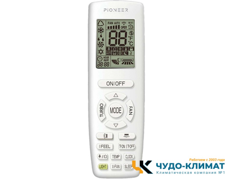 Настенный внутренний блок мульти сплит-системы Pioneer Artis KFRI20LW