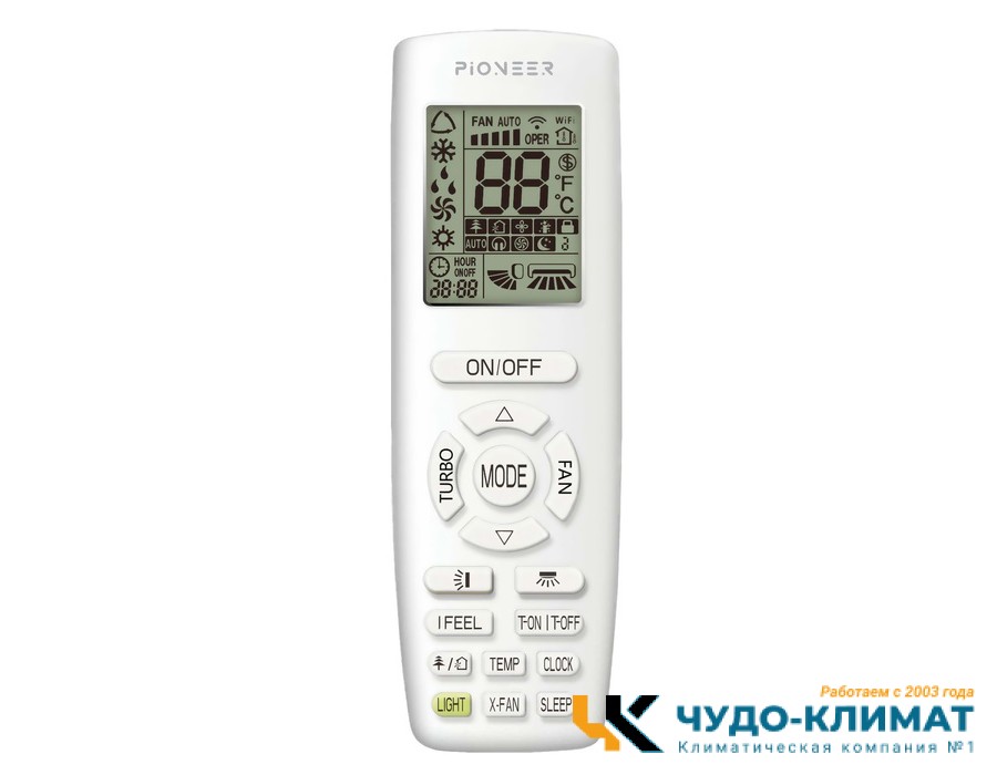 Настенный внутренний блок мульти сплит-системы Pioneer Fortis KFRI20MW/Eco