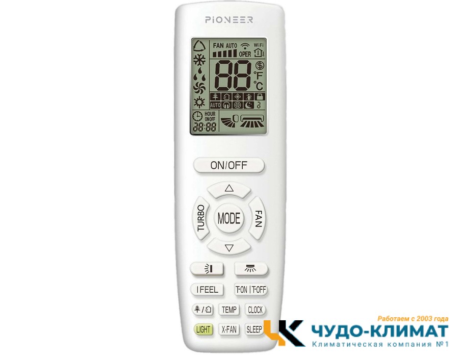 Кондиционер Pioneer Artis KFRI35LW/KORI35LW